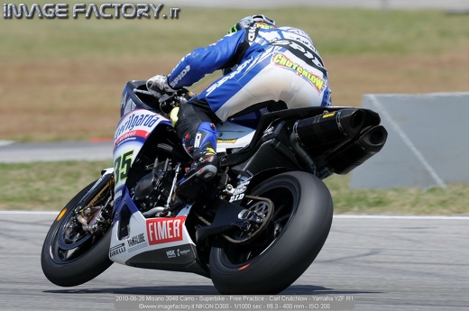 2010-06-26 Misano 3048 Carro - Superbike - Free Practice - Carl Crutchlow - Yamaha YZF R1